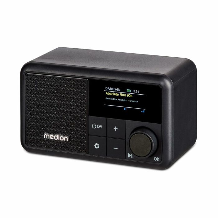 Medion AAAPC79485 Mini Radio Digital DAB/FM Portátil - Mono 2W RMS - Negro 11