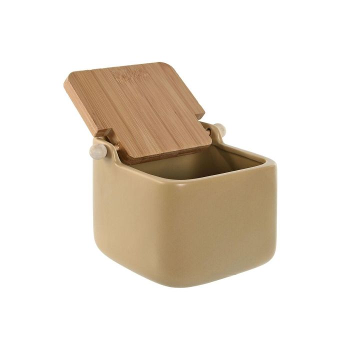 Salero Basicos DKD Home Decor Gris Beige 12 x 11 x 15 cm (2 Unidades) 1 Salero Basicos DKD Home Decor Gris Beige 12 x 11 x 15 cm (2 Unidades) 1