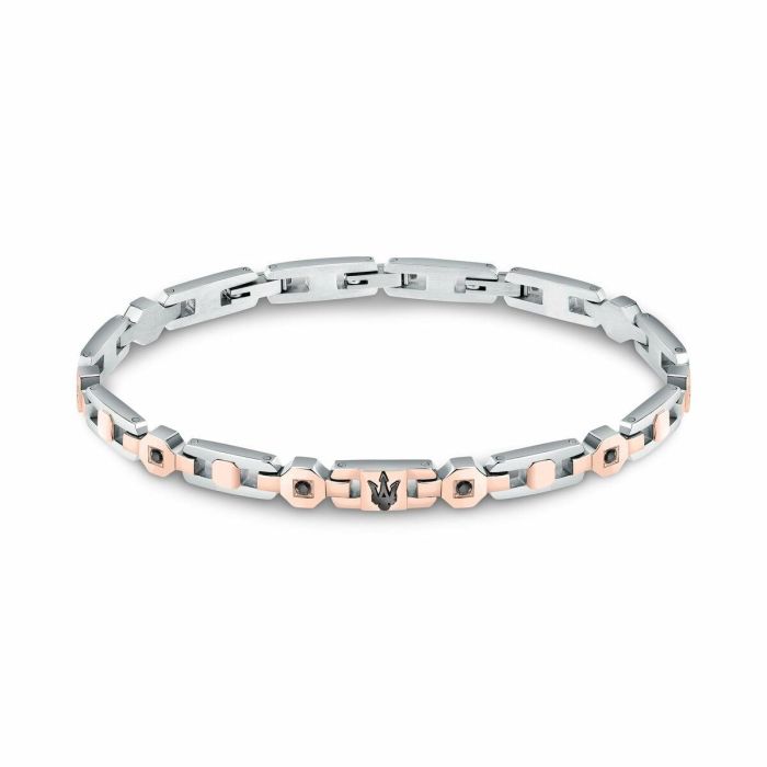 Pulsera Hombre Maserati Acero Inoxidable 21,5 cm Plateado 1