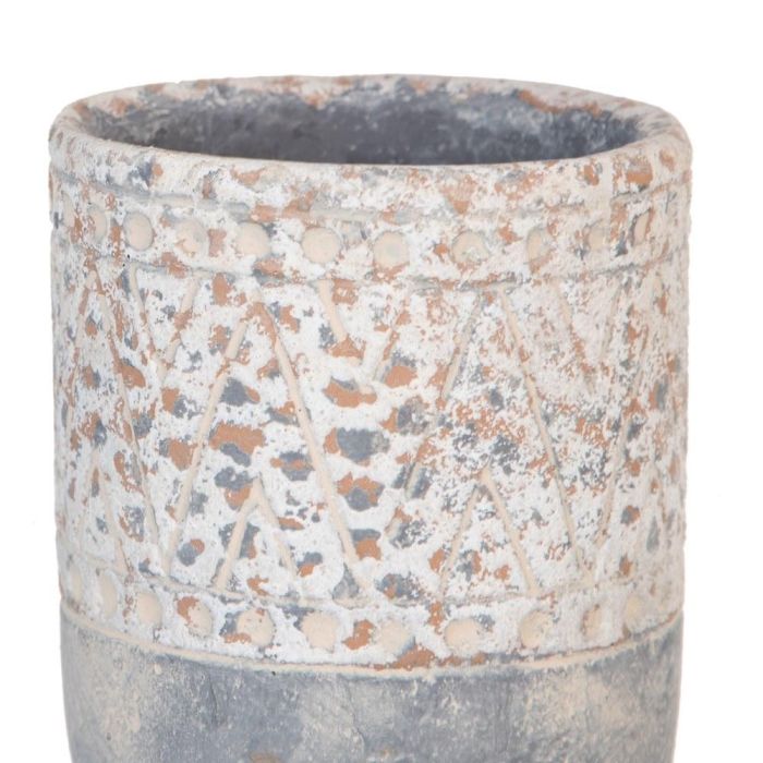 Macetero Cemento Decoración 8,50 X 8,50 X 12,50 cm