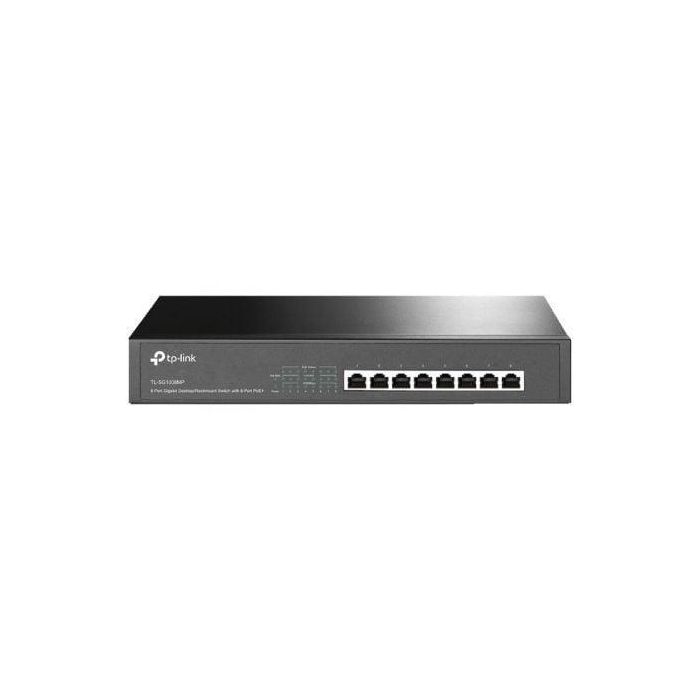 TP-LINK TL-SG1008MP Switch Gigabit Ethernet No Administrado 8 Puertos con PoE Negro