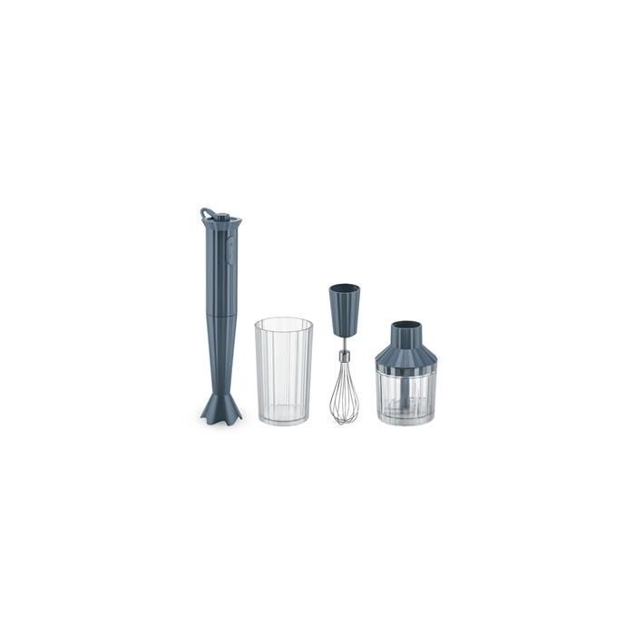 Alessi MDL10S G PLISSE Batidora de Mano Gris con Accesorios - Diseño de Michele De Lucchi Alessi MDL10S G PLISSE Batidora de Mano Gris con Accesorios - Diseño de Michele De Lucchi