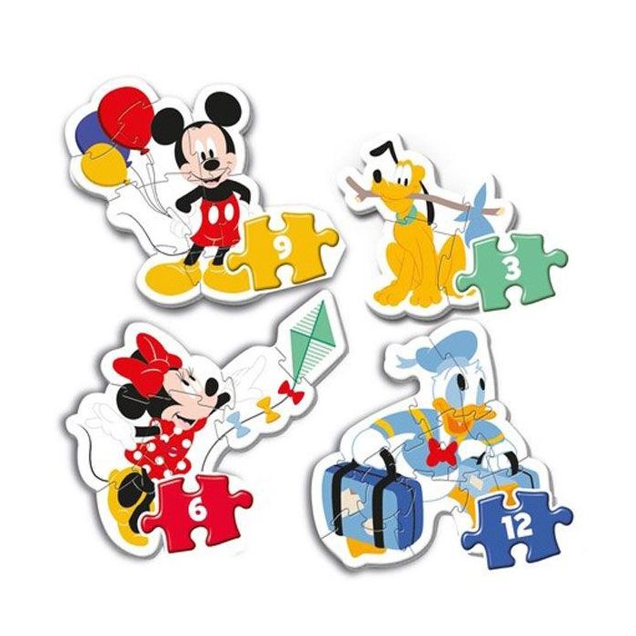 Puzzle My First Puzzle Mickey Disney 3-6-9-12pzs 1
