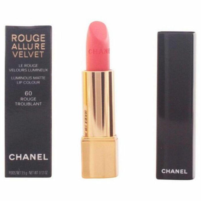 Chanel IL46A-III ROUGE ALLURE VELVET #43 La Favorite - Labial Mate Aterciopelado Hidratante Larga Duración 3.5g 20