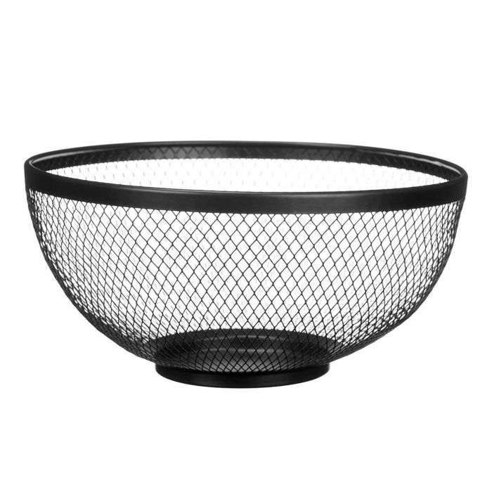 Frutero Rejilla Negro Kinvara 26X12CM (12 Unidades) 1 Frutero Rejilla Negro Kinvara 26X12CM (12 Unidades) 1