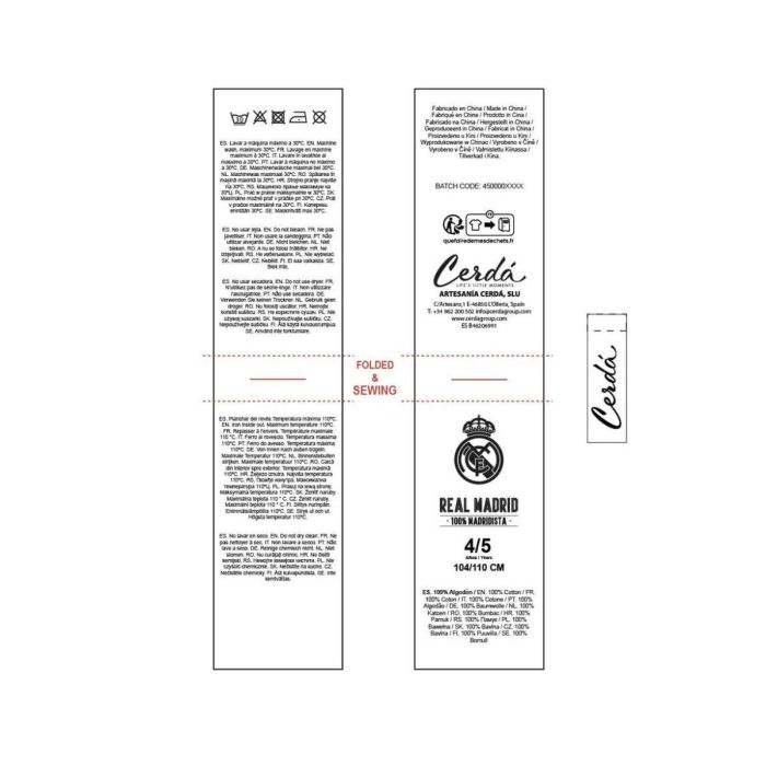 Cerdá T04/05 Pack Calzoncillos Single Jersey 3 Piezas Real Madrid Niños 4-5 años 2