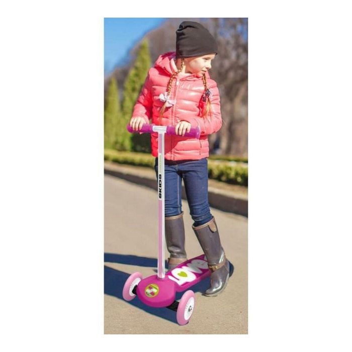 Stamp SKIDS CONTROL Scooter de Dirección 3 Ruedas Rosa Niño/Niña, Plataforma Antideslizante, ABEC 5, Freno Trasero 1 Stamp SKIDS CONTROL Scooter de Dirección 3 Ruedas Rosa Niño/Niña, Plataforma Antideslizante, ABEC 5, Freno Trasero 1
