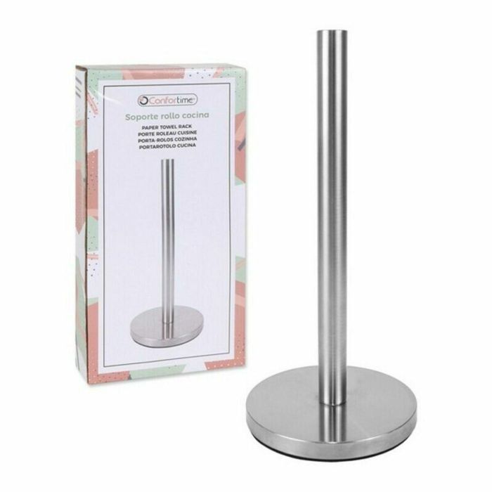 Portarrollos de cocina en acero 33 cm Quttin - Confortime (12 Unidades) Portarrollos de cocina en acero 33 cm Quttin - Confortime (12 Unidades)