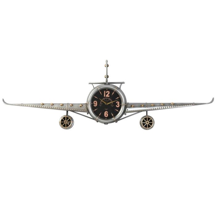 Reloj Pared Vintage DKD Home Decor Plateado Dorado 20 x 46 x 143 cm Reloj Pared Vintage DKD Home Decor Plateado Dorado 20 x 46 x 143 cm
