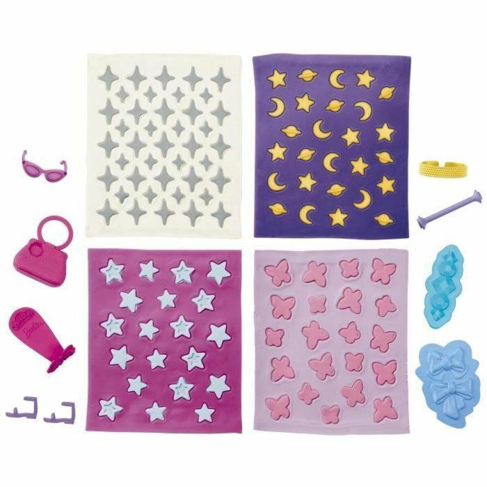 Play-Doh HASG13645X0 Barbie Joyas y Gemas Set de Masa de Modelado 9