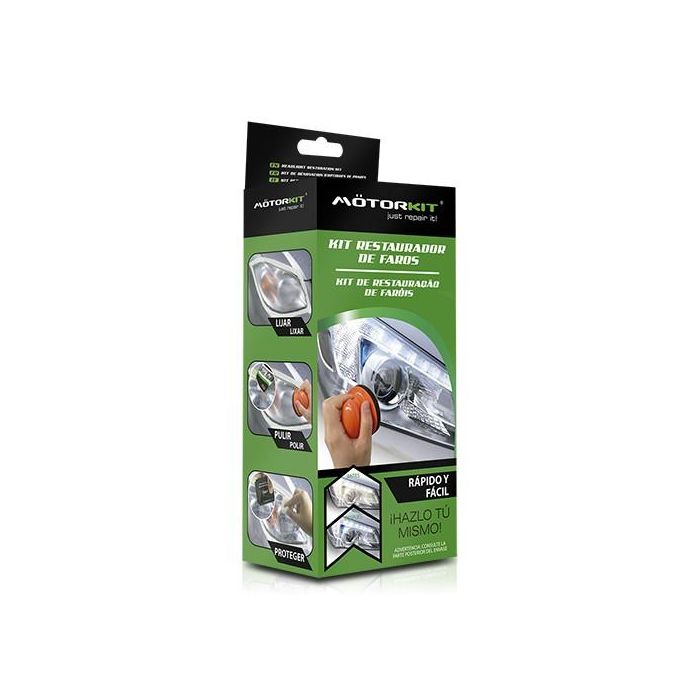 Kit Restaurador De Faros Motorkit Cs6 MOT1000 Kit Restaurador De Faros Motorkit Cs6 MOT1000