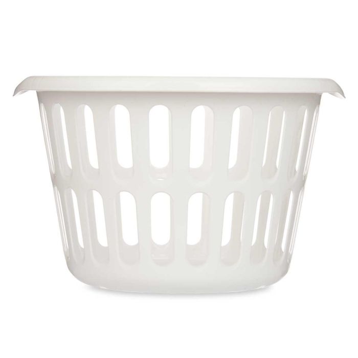 Cesto Redondo Kipit 40 cm Blanco - Polipropileno, 27L (18 Unidades) 2 Cesto Redondo Kipit 40 cm Blanco - Polipropileno, 27L (18 Unidades) 2