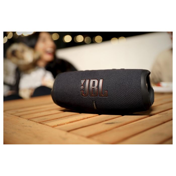 JBL Charge 5 Altavoz Portátil Estéreo Inalámbrico y con Cable, Negro, 30W, Resistente al Agua IP67, Bluetooth 5.1, Autonomía 20h 6