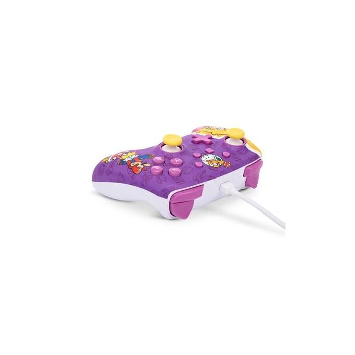 Power A NSGP0092-01 Mando con Cable Mejorado para Nintendo Switch - Diseño Princess Peach Battle, Botones Asignables, Cable USB-C 3m 2