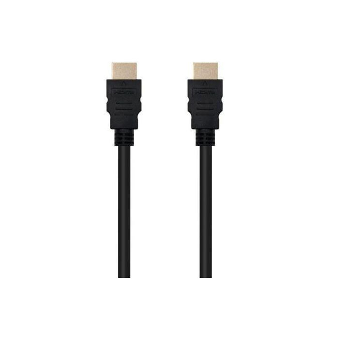 Nanocable 10.15.3801 Cable HDMI V2.0 4K Ultra HD a 60Hz 18Gbps con HDR, ARC y 3D Macho-Macho de 1 metro, Negro 1 Nanocable 10.15.3801 Cable HDMI V2.0 4K Ultra HD a 60Hz 18Gbps con HDR, ARC y 3D Macho-Macho de 1 metro, Negro 1