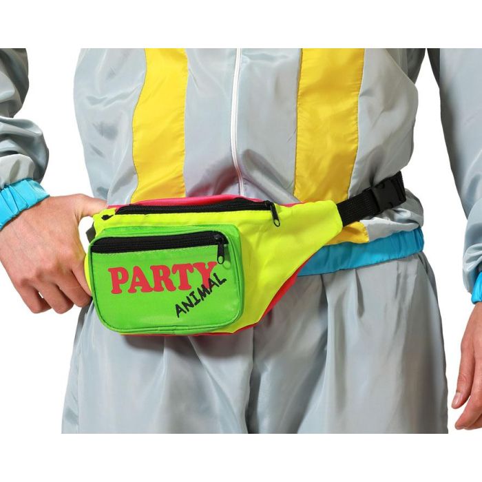 Riñonera Party Neón para Fiestas Temáticas, Carnaval, Conciertos y Despedidas de Soltero/a con Estilo Flúor