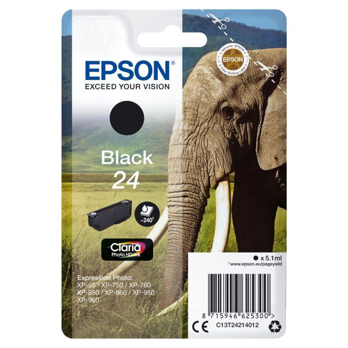 Cartucho de Tinta Original Epson Cartucho 24 negro Negro