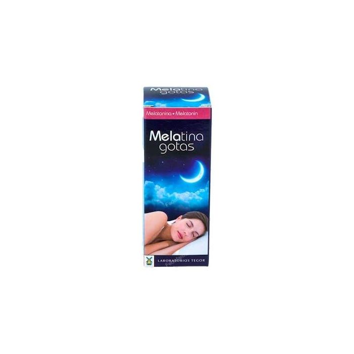TEGOR Melatonina 1 mg (Meladormo) para Conciliar el Sueño, Suplemento Alimenticio en Gotas 30 ml