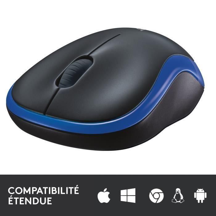 Logitech M185 Ratón Inalámbrico Plug-and-Play, Fiable, con Receptor USB, 12 Meses de Batería y 3 Años de Garantía, Azul 4 Logitech M185 Ratón Inalámbrico Plug-and-Play, Fiable, con Receptor USB, 12 Meses de Batería y 3 Años de Garantía, Azul 4