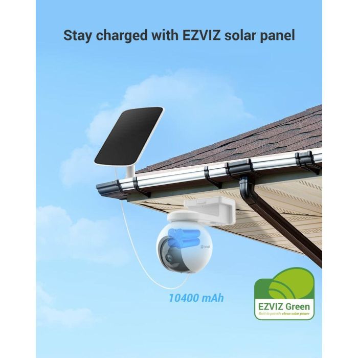 EZVIZ EB8 4G Esférico Cámara de seguridad IP Interior y exterior 2304 x 1296 Pixeles Techo/pared 26