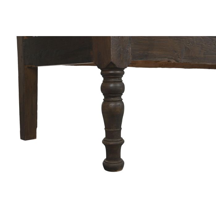 DKD Home Decor Banco Item Home Benches 2c24 Teca Maciza Marrón Oscuro Tallado 196 cm Ancho x 60 cm Fondo x 82 cm Alto 6 DKD Home Decor Banco Item Home Benches 2c24 Teca Maciza Marrón Oscuro Tallado 196 cm Ancho x 60 cm Fondo x 82 cm Alto 6