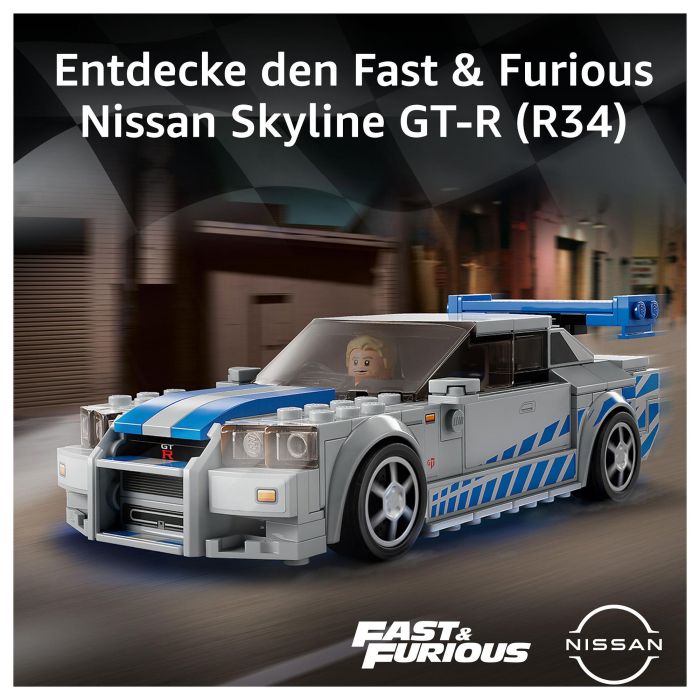 LEGO Speed Champions Nissan Skyline GT-R (R34) F&F 76917 15