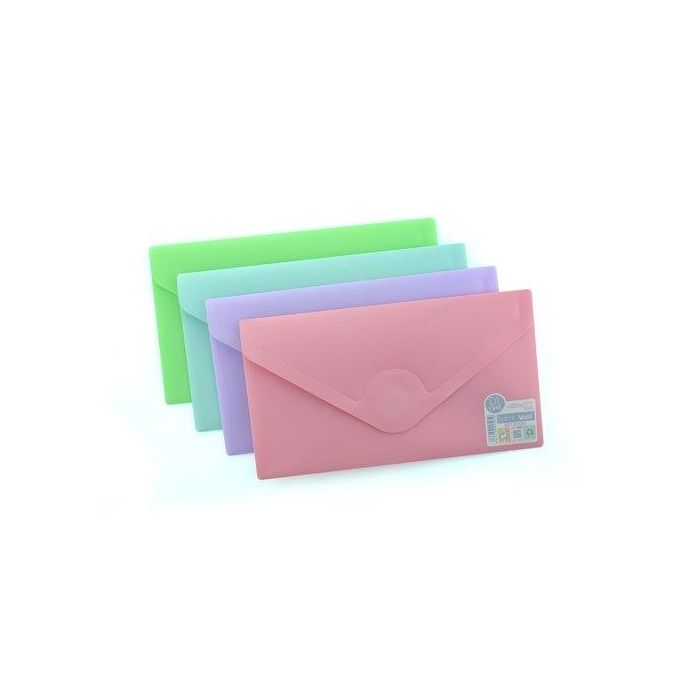 Dosier Sobre Office Box Pp V-Lock Recibos Blush Surtido (4 Col.) (Set de 10)