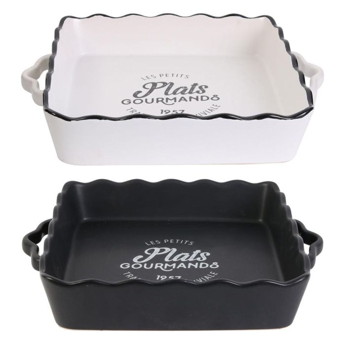 Cook Concept Fuente Cuadrada Con Asas 25X25 Cm 2