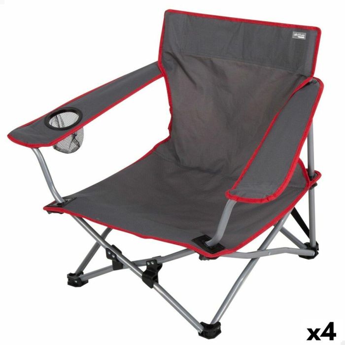 Silla de Camping Plegable Aktive (4 Unidades) 0 Silla de Camping Plegable Aktive (4 Unidades) 0