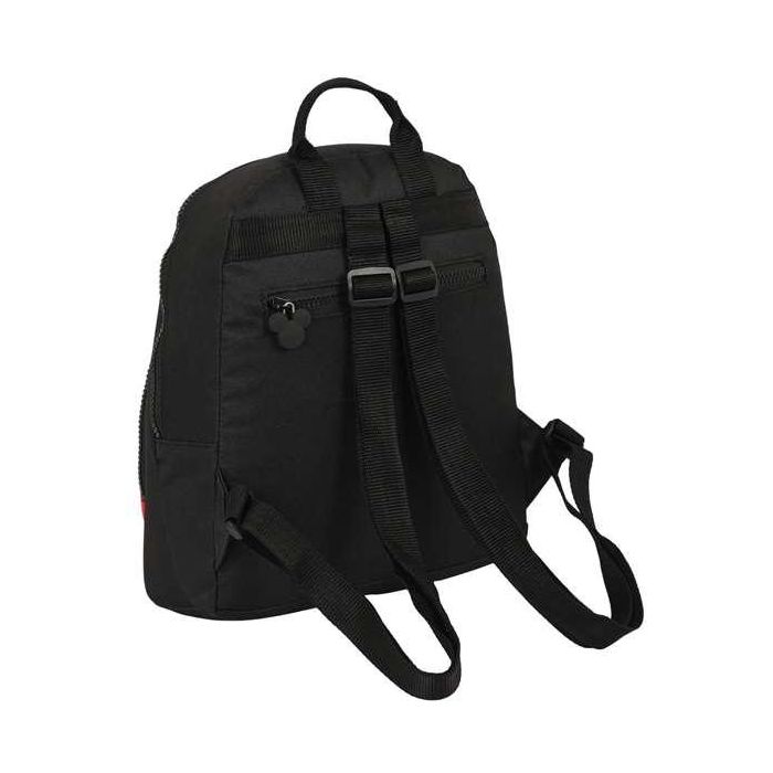 Mochila Casual Mickey Mouse Clubhouse Mickey mood Negro Rojo 25 x 30 x 13 cm 3