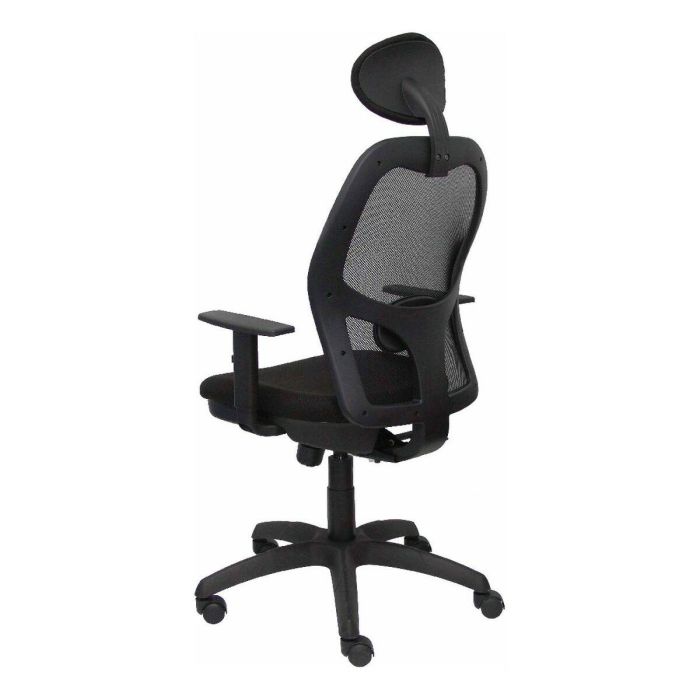 Silla de Oficina con Cabecero Jorquera P&C I840CTK Negro 3