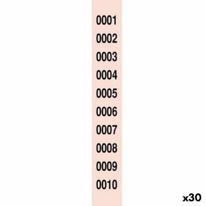 Tiras de Números para Rifa 1-2000 (30 unidades) Tiras de Números para Rifa 1-2000 (30 unidades)
