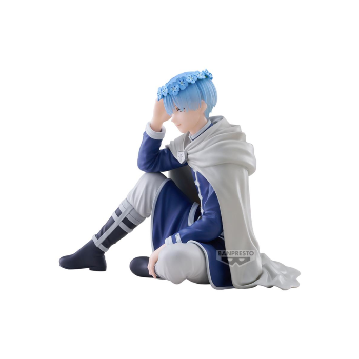 Banpresto Figura Himmel Frieren Beyond Journey's End Espresto 15 cm con Corona de Flores Azules PVC Coleccionable 1 Banpresto Figura Himmel Frieren Beyond Journey's End Espresto 15 cm con Corona de Flores Azules PVC Coleccionable 1