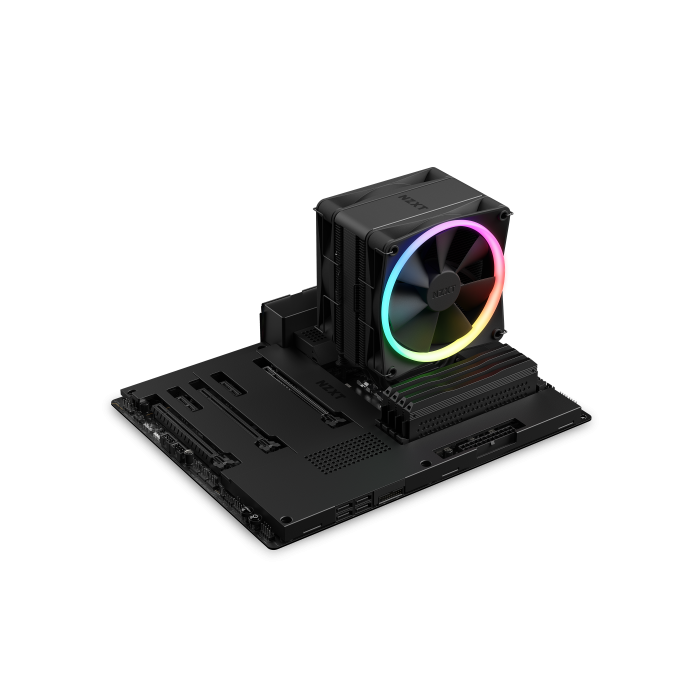 NZXT RC-TR120-B1 Refrigerador de Aire para Procesador con RGB, Ventilador de 12 cm, Negro
