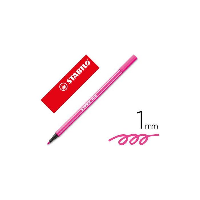 Stabilo Rotulador Pen 68 Rosa Caja 10 Ud