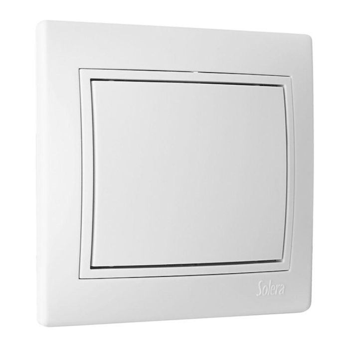 Tapa ciega de empotrar blanco serie europa solera erp75u