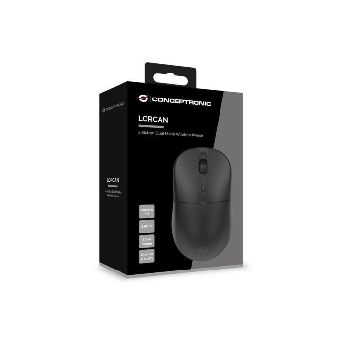 Raton Inalambrico Conceptronic Lorcan04B Negro 7 Raton Inalambrico Conceptronic Lorcan04B Negro 7