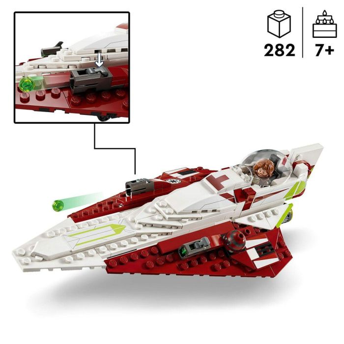 LEGO 75333 Star Wars Jedi Starfighter de Obi-Wan Kenobi - Set de Construcción para Jugar y Coleccionar - El Ataque de los Clones 2 LEGO 75333 Star Wars Jedi Starfighter de Obi-Wan Kenobi - Set de Construcción para Jugar y Coleccionar - El Ataque de los Clones 2