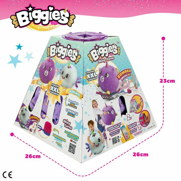 Peluche Eolo Morado Felpa Plástico 45 x 45 x 45 cm Hinchable (4 Unidades) 1 Peluche Eolo Morado Felpa Plástico 45 x 45 x 45 cm Hinchable (4 Unidades) 1