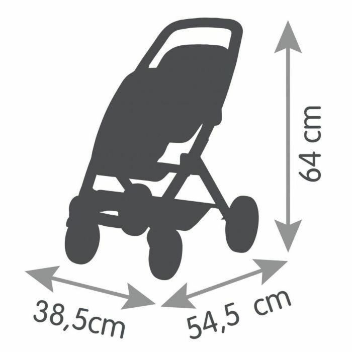 Carrito para Muñecas Smoby Maxi-Cosi Twin 64 cm 5 Carrito para Muñecas Smoby Maxi-Cosi Twin 64 cm 5