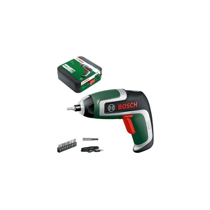 Bosch AUC4053423234589 Atornillador inalámbrico IXO 7 con 10 puntas y caja de almacenamiento 3