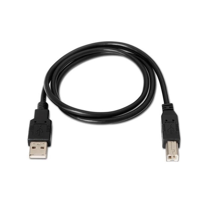 Aisens Cable Usb 2.0 Impresora Tipo A-M - B-M Negro 1,0M