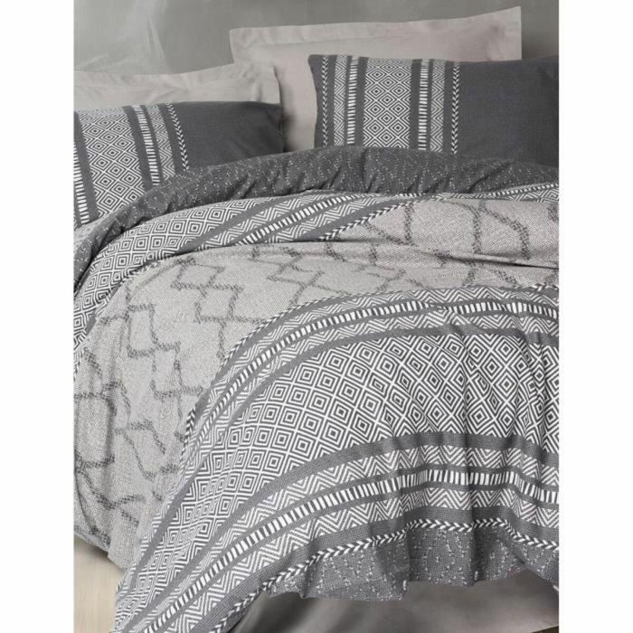 Juego de funda nórdica Multicolor 220 x 240 cm 1