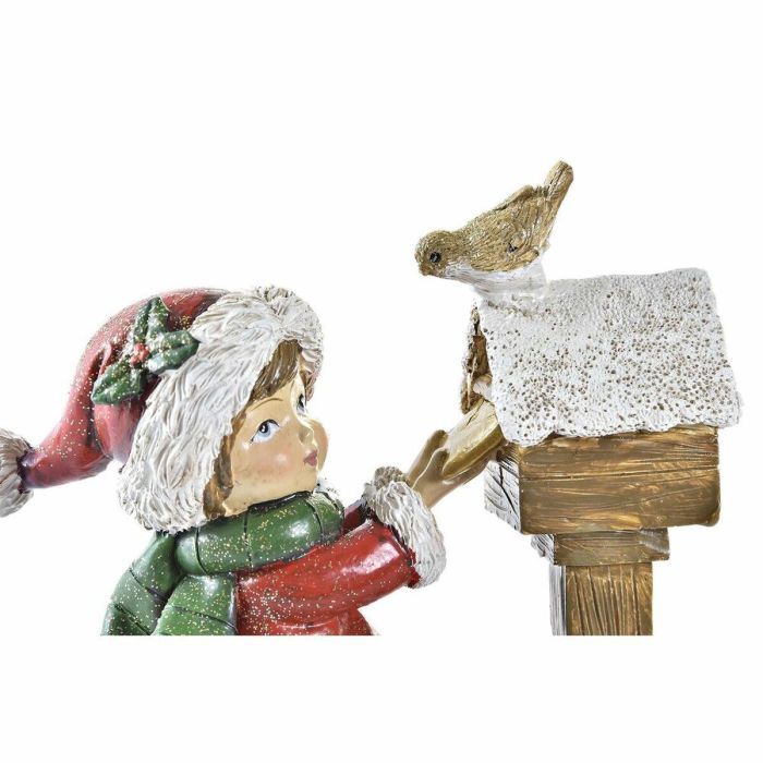 Figura Navidad Tradicional DKD Home Decor Blanco Rojo 6 x 13.5 x 11.5 cm (2 Unidades) 1 Figura Navidad Tradicional DKD Home Decor Blanco Rojo 6 x 13.5 x 11.5 cm (2 Unidades) 1