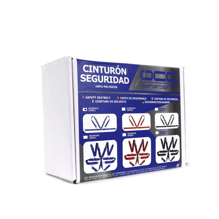 Occ Motorsport Arnés 4 Puntos 3 Pulgadas Azul OCCRC017, Arnés de Seguridad Universal con Refuerzo en Piernas 4 Occ Motorsport Arnés 4 Puntos 3 Pulgadas Azul OCCRC017, Arnés de Seguridad Universal con Refuerzo en Piernas 4