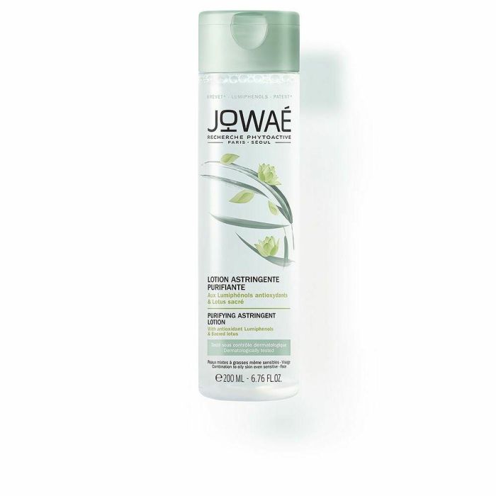Jowaé 1530a Loción Purificante Astringente para Piel Mixta/Grasa, Minimiza Poros y Matifica, Vegana 200 ml