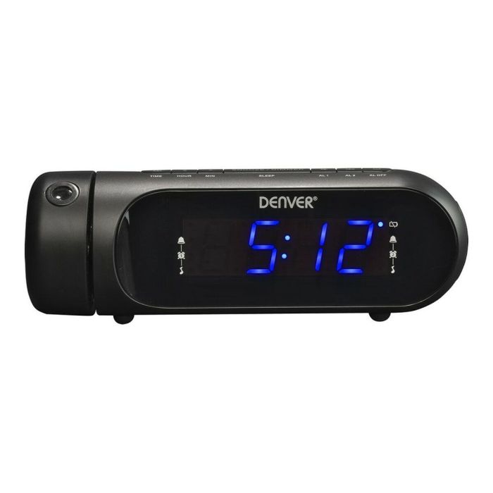 Radio Despertador FM Denver Electronics CPR-700 Negro 1