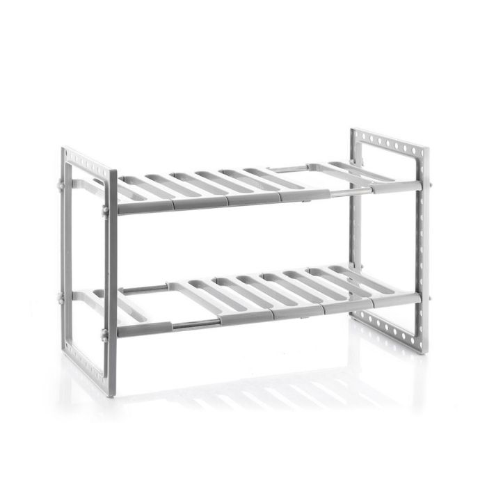 Estantería Extensible para Fregadero Shibblek InnovaGoods 2 Estantes 0 Estantería Extensible para Fregadero Shibblek InnovaGoods 2 Estantes 0