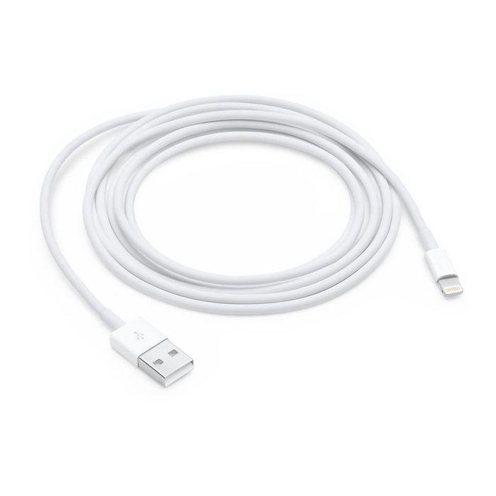 Cable USB a Lightning Apple Lightning - USB Blanco 2 m Cable USB a Lightning Apple Lightning - USB Blanco 2 m