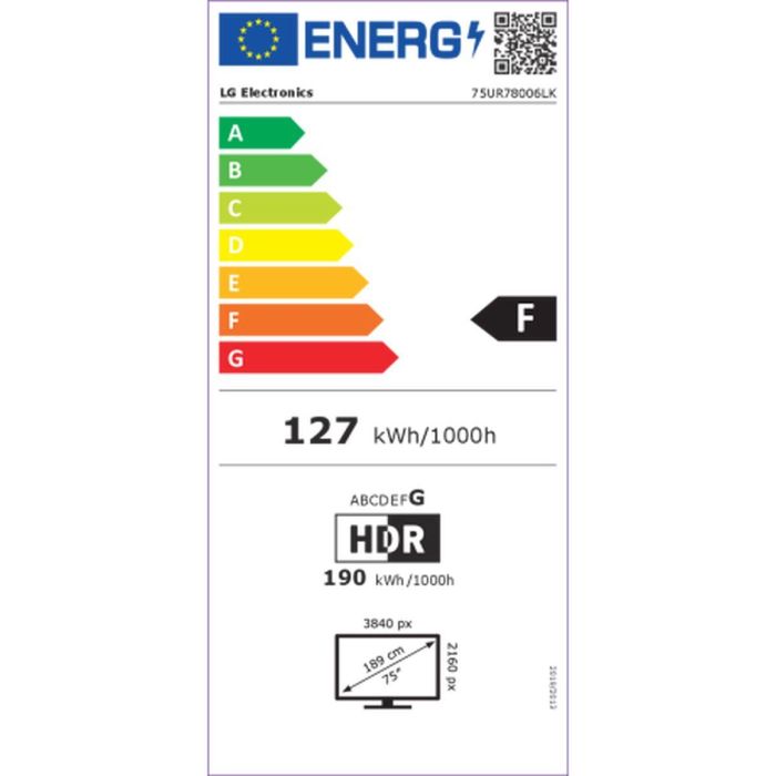 Smart TV LG 75UR78006LK 4K Ultra HD 75" LED HDR 1 Smart TV LG 75UR78006LK 4K Ultra HD 75" LED HDR 1